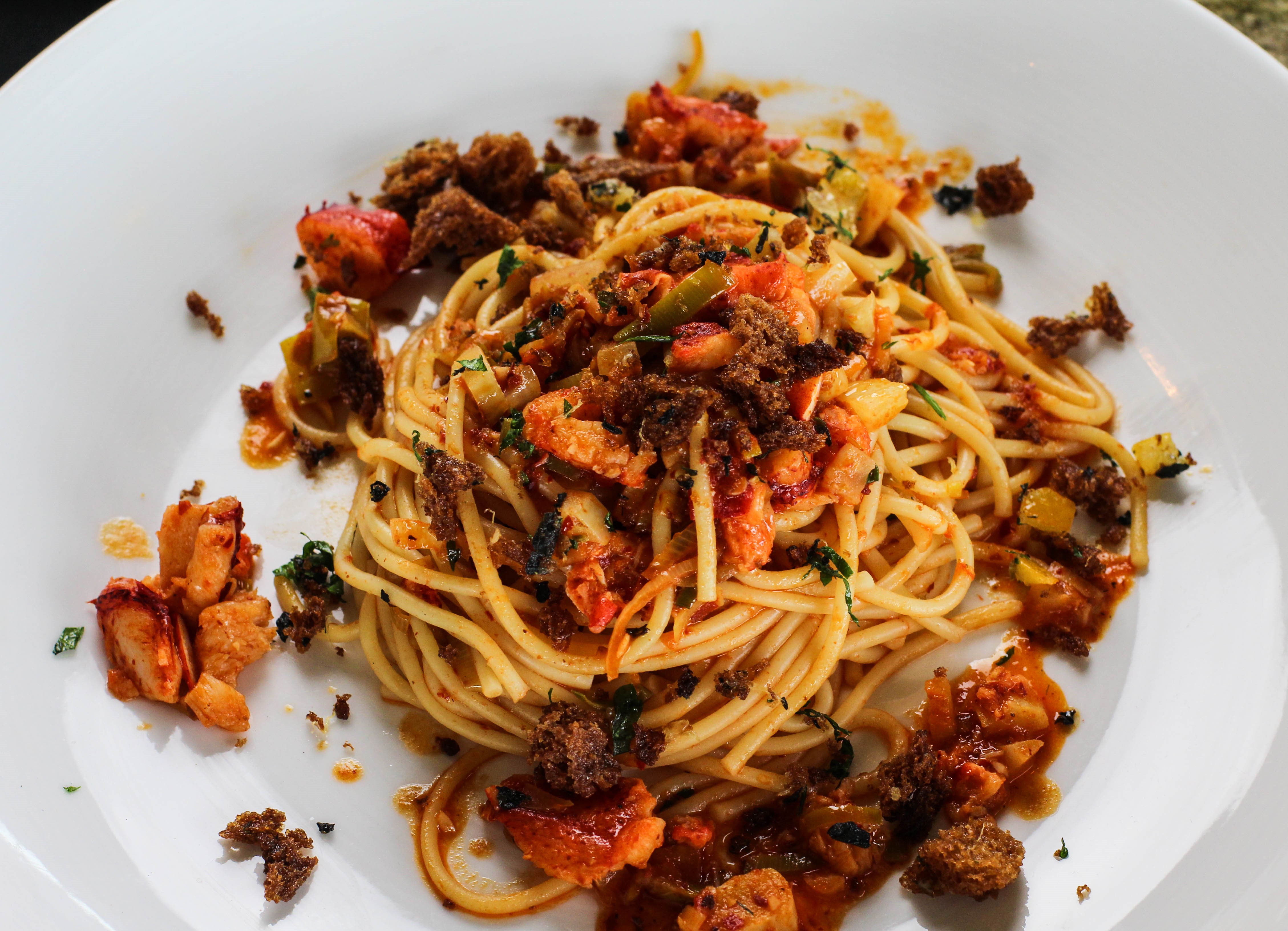 Maine Lobster Spaghetti