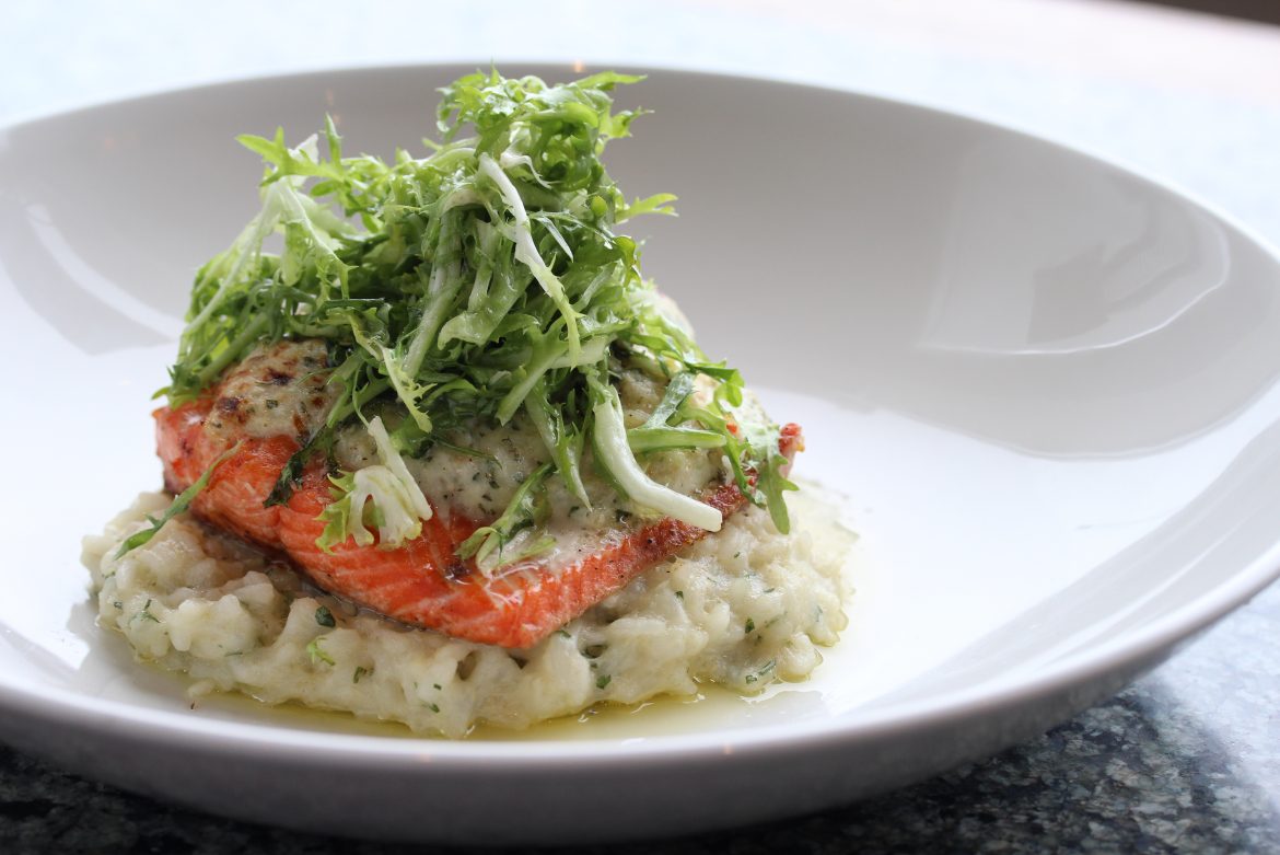 Crab Stuffed Sockeye Salmon